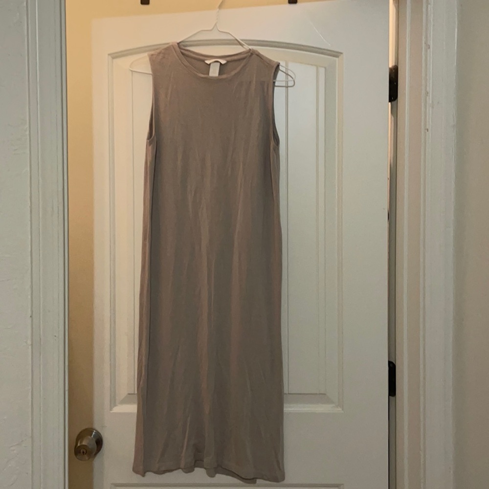 H&M midi jersey dress